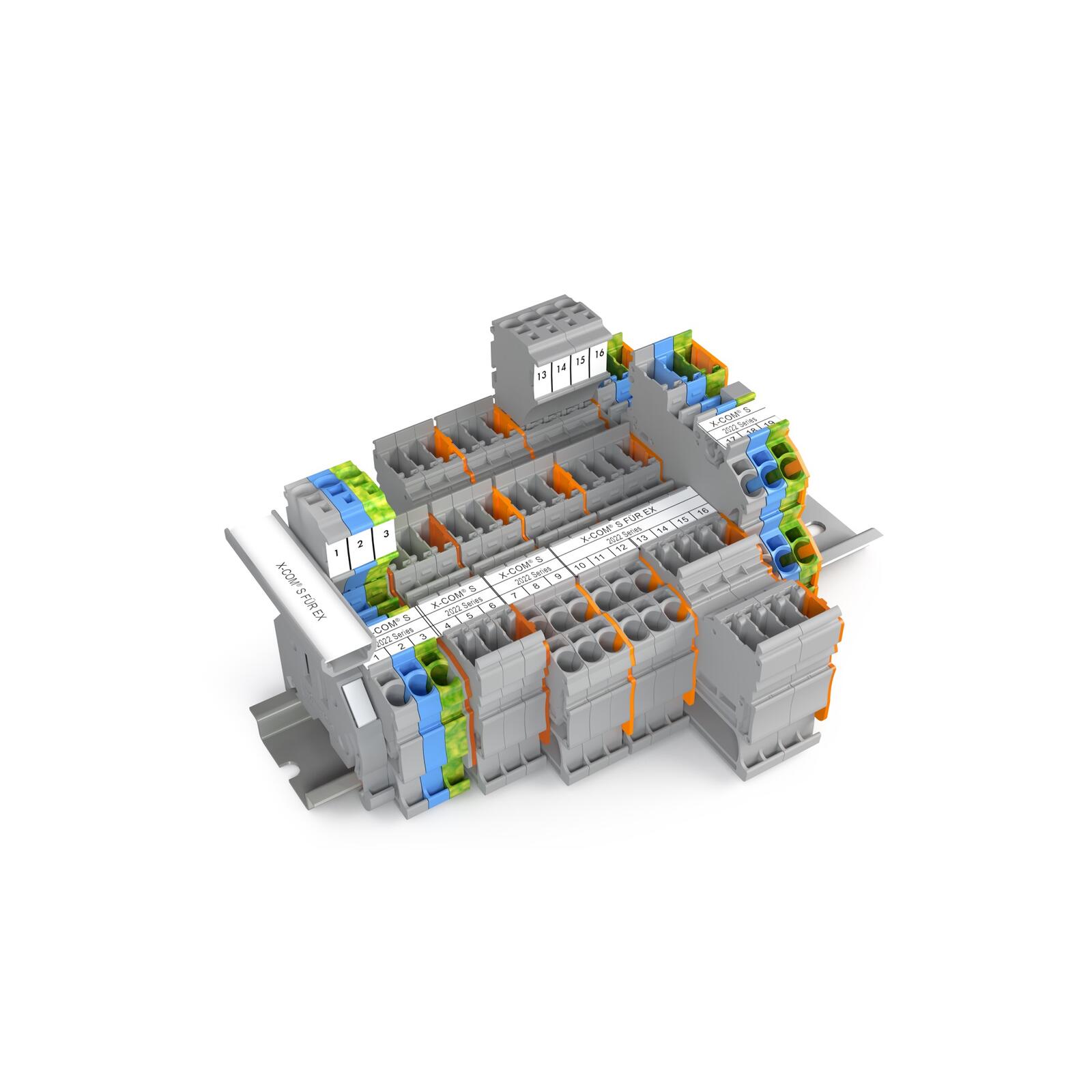 Pluggable Rail-Mount Terminal Blocks