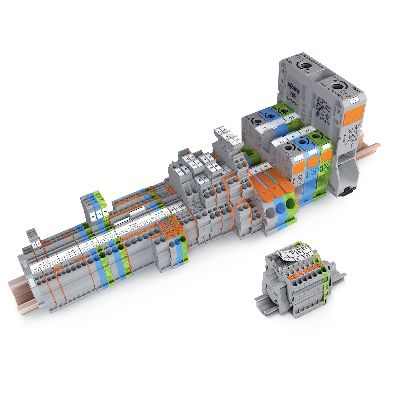 Rail-Mount Terminal Blocks