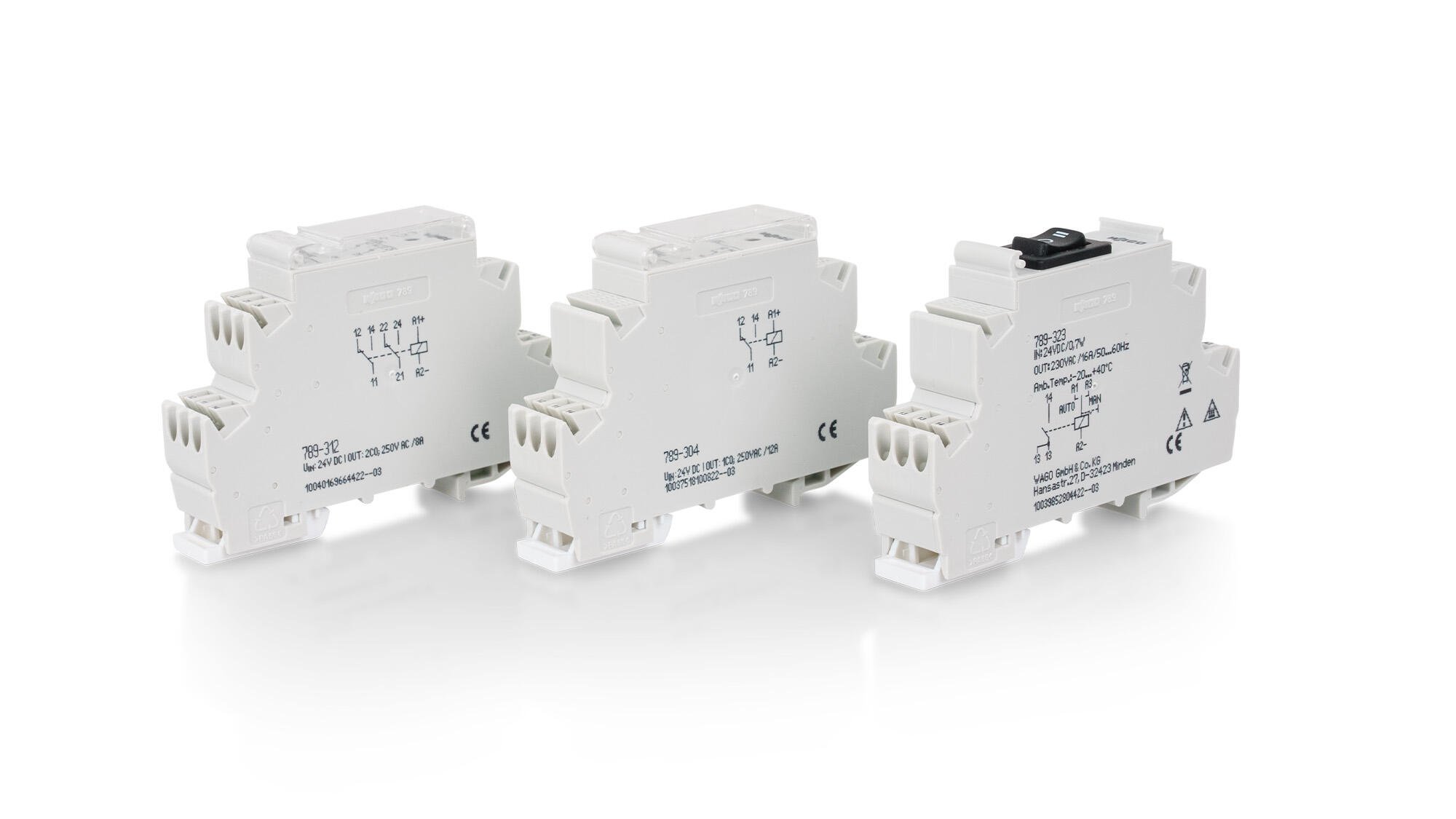 Control Relay in a DIN-Rail-Mount Enclosure
