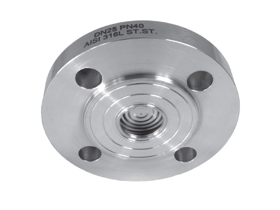 Diaphragm seal with flanged connection   FP 350