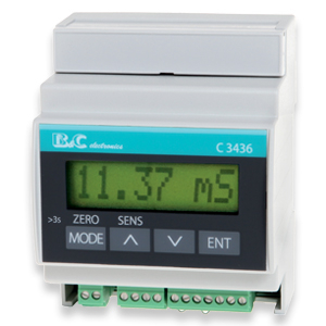 C 3436 E.C. - TDS microprocessor transmitter, 4-20 mA - RS485 - Modbus