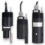 Submersible probes with Autoclean